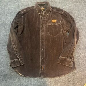 Harley-Davidson Brown Corduroy Shirt